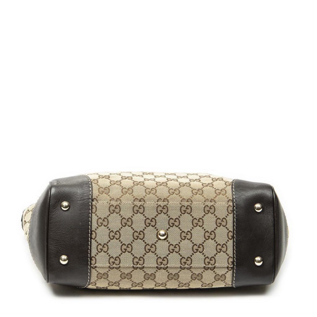 Gucci Tote Beige Brown GG Canvas — view 6