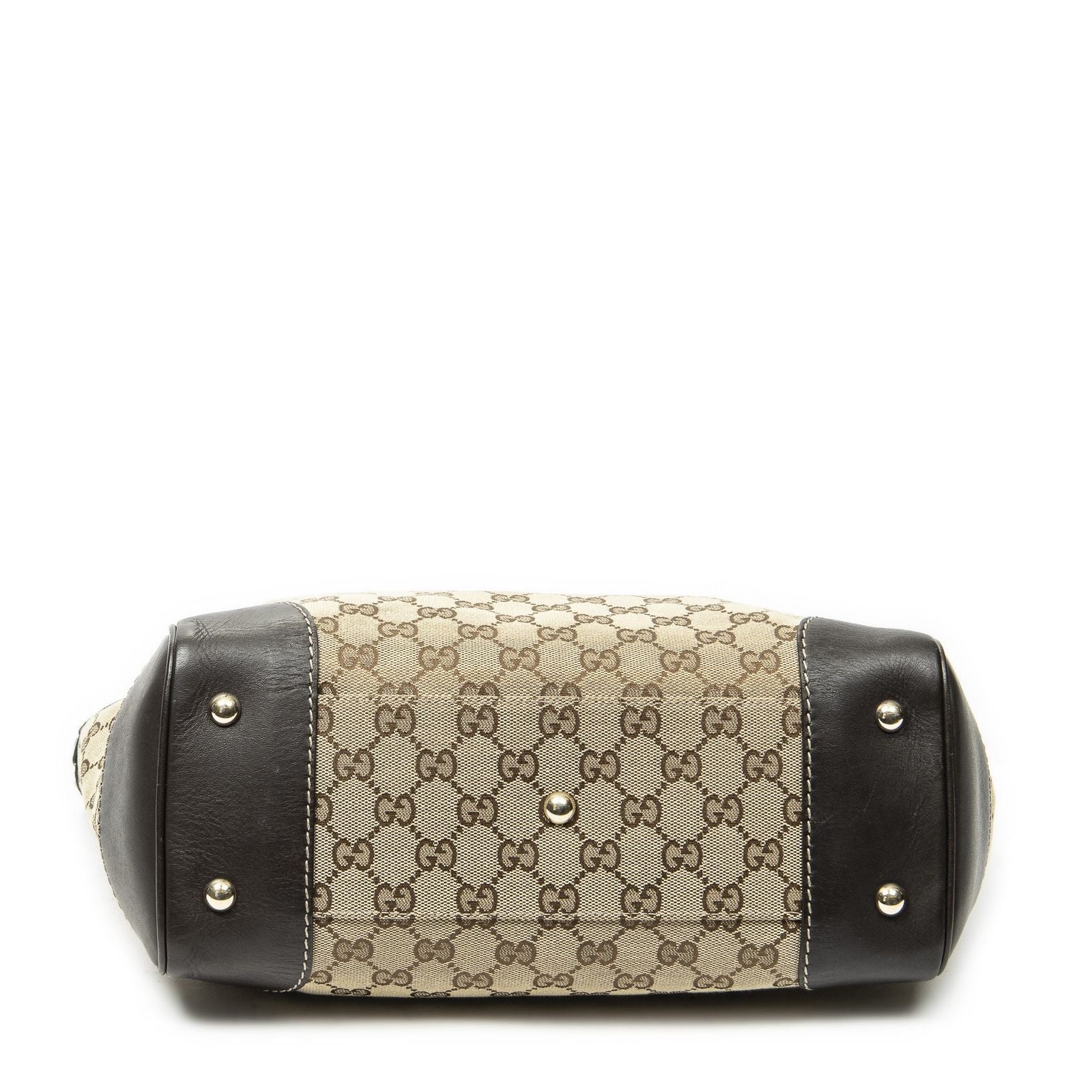 Gucci Tote Beige Brown GG Canvas — view 6
