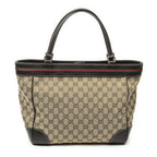 Gucci Tote Beige Brown GG Canvas — view 5