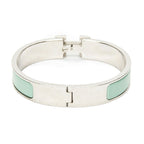 Hermes Clic Clac Bracelet Mintgreen Silver Plating — view 3