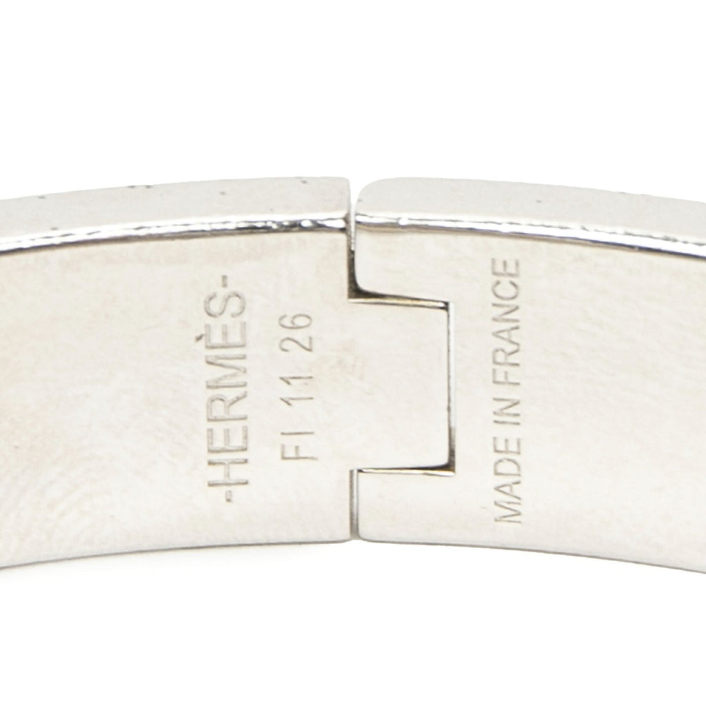Hermes Clic Clac Bracelet Mintgreen Silver Plating — view 4