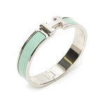 Hermes Clic Clac Bracelet Mintgreen Silver Plating