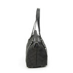 Gucci Abbey Tote Black GG Denim Canvas — view 4