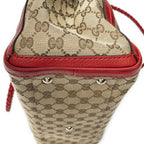 Gucci Tote Beige Red GG Canvas — view 8