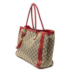 Gucci Tote Beige Red GG Canvas — view 2