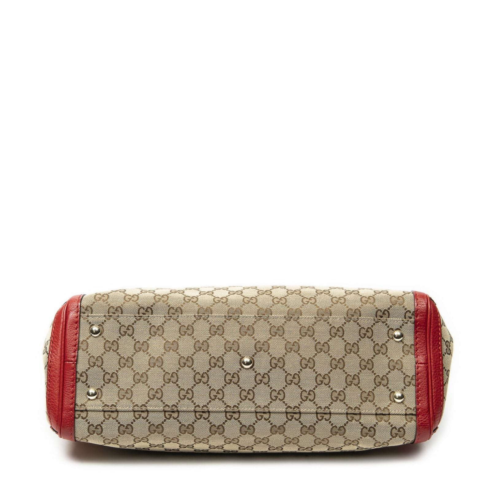 Gucci Tote Beige Red GG Canvas — view 6