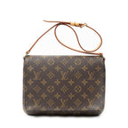 Louis Vuitton Musette Tango Brown Monogram Canvas Shoulder