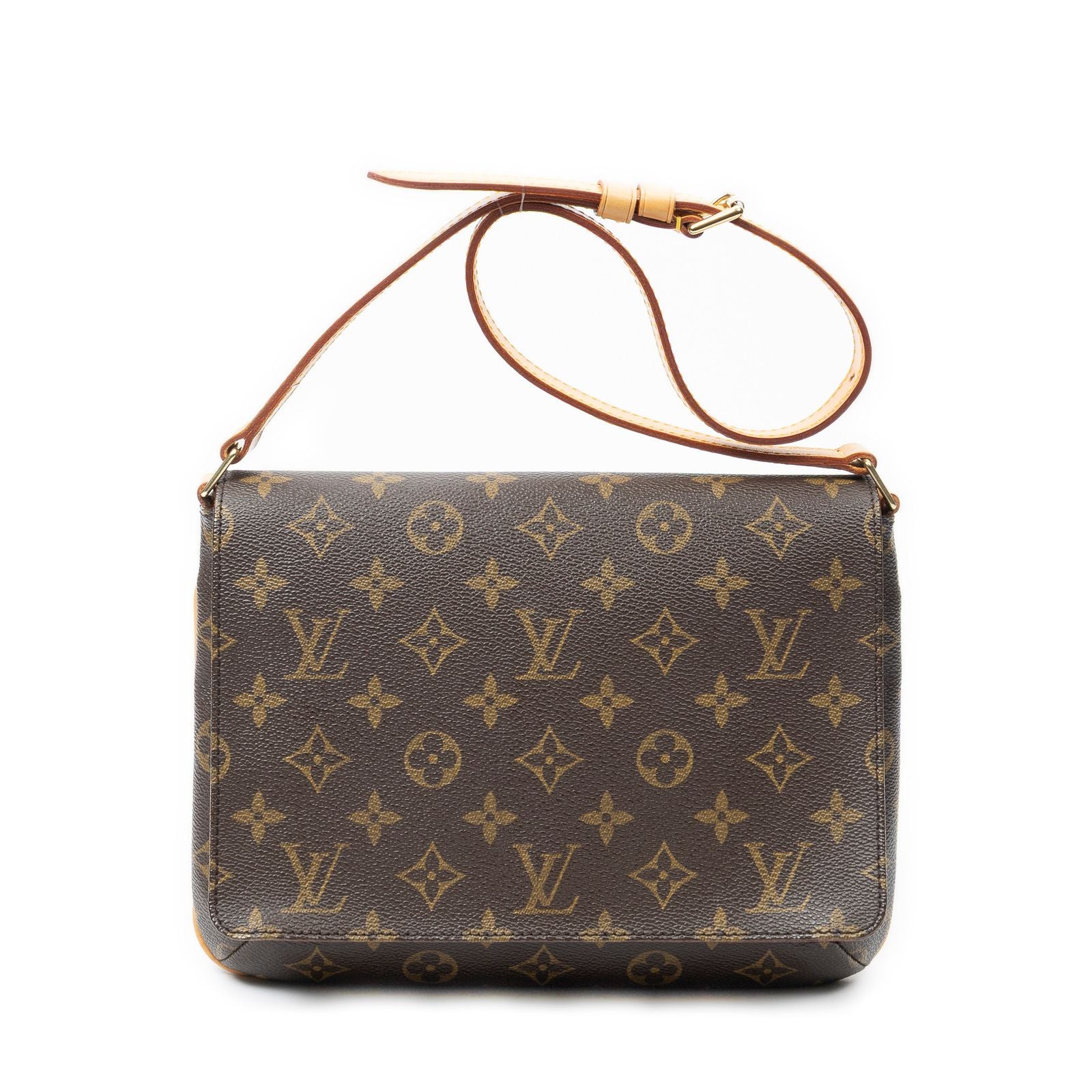 Louis Vuitton Musette Tango Brown Monogram Canvas Shoulder