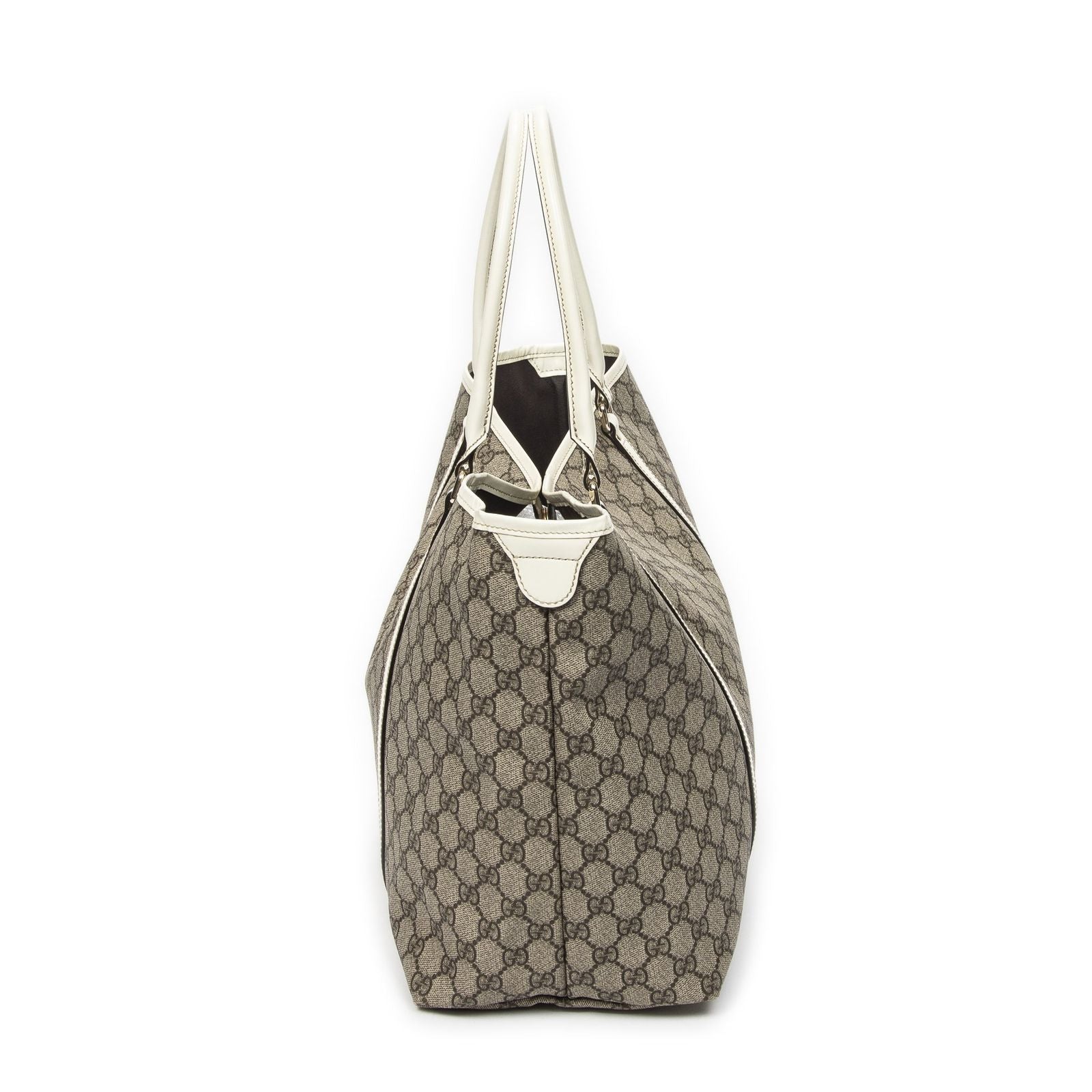 Gucci Joy Tote Beige Ivory Supreme Canvas — view 3