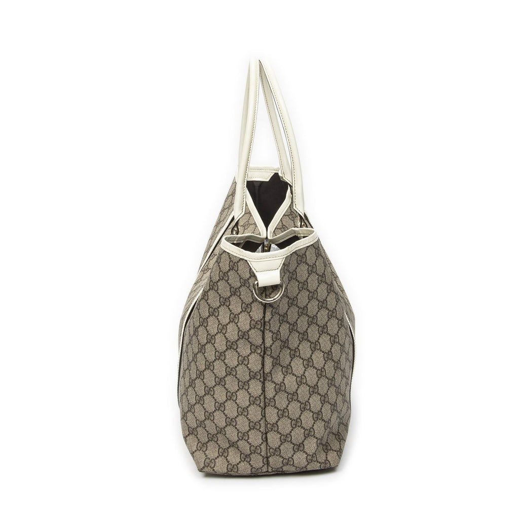 Gucci Joy Tote Beige Ivory Supreme Canvas — view 4