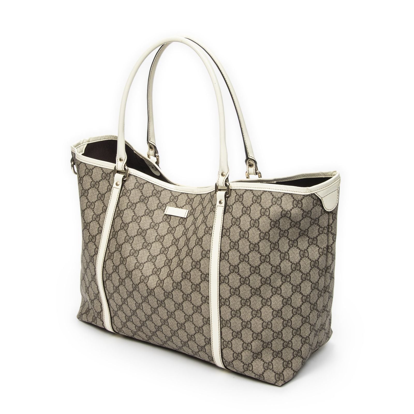 Gucci Joy Tote Beige Ivory Supreme Canvas — view 2