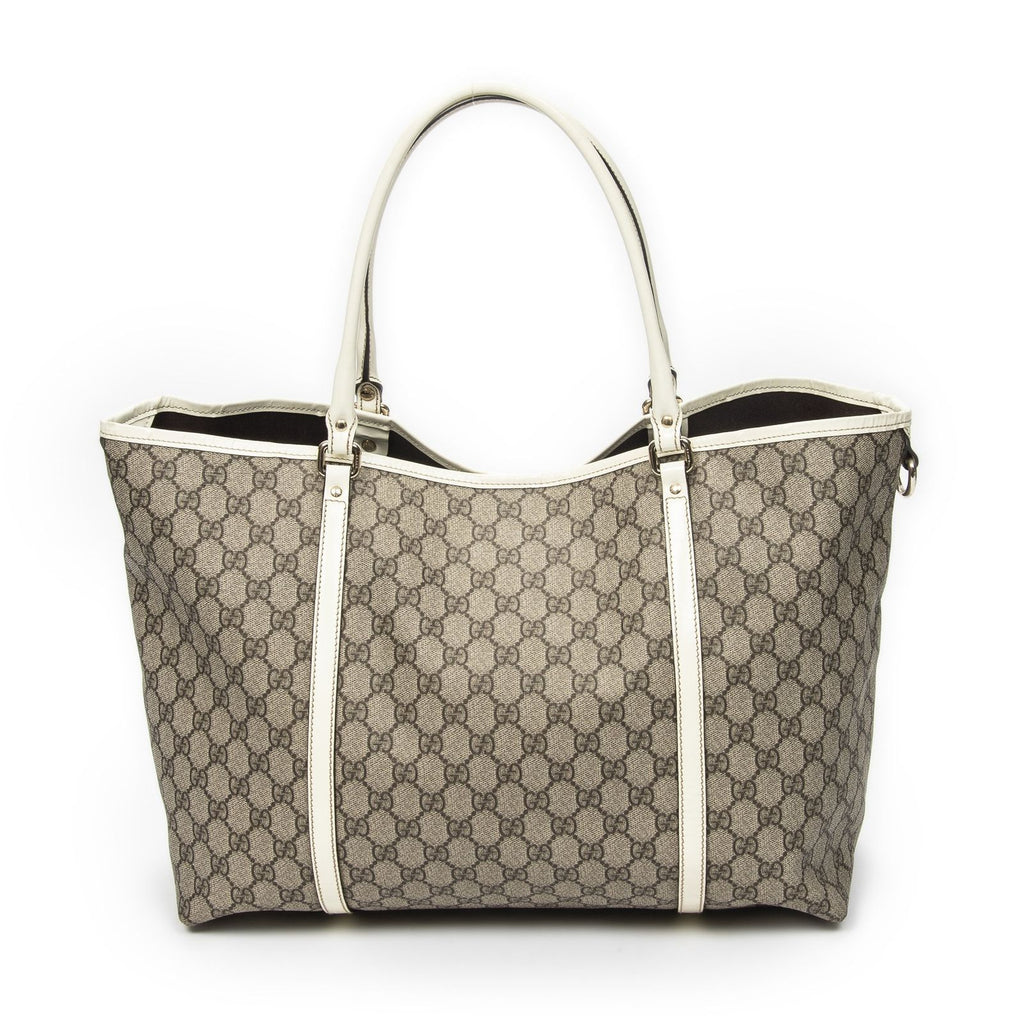 Gucci Joy Tote Beige Ivory Supreme Canvas — view 5