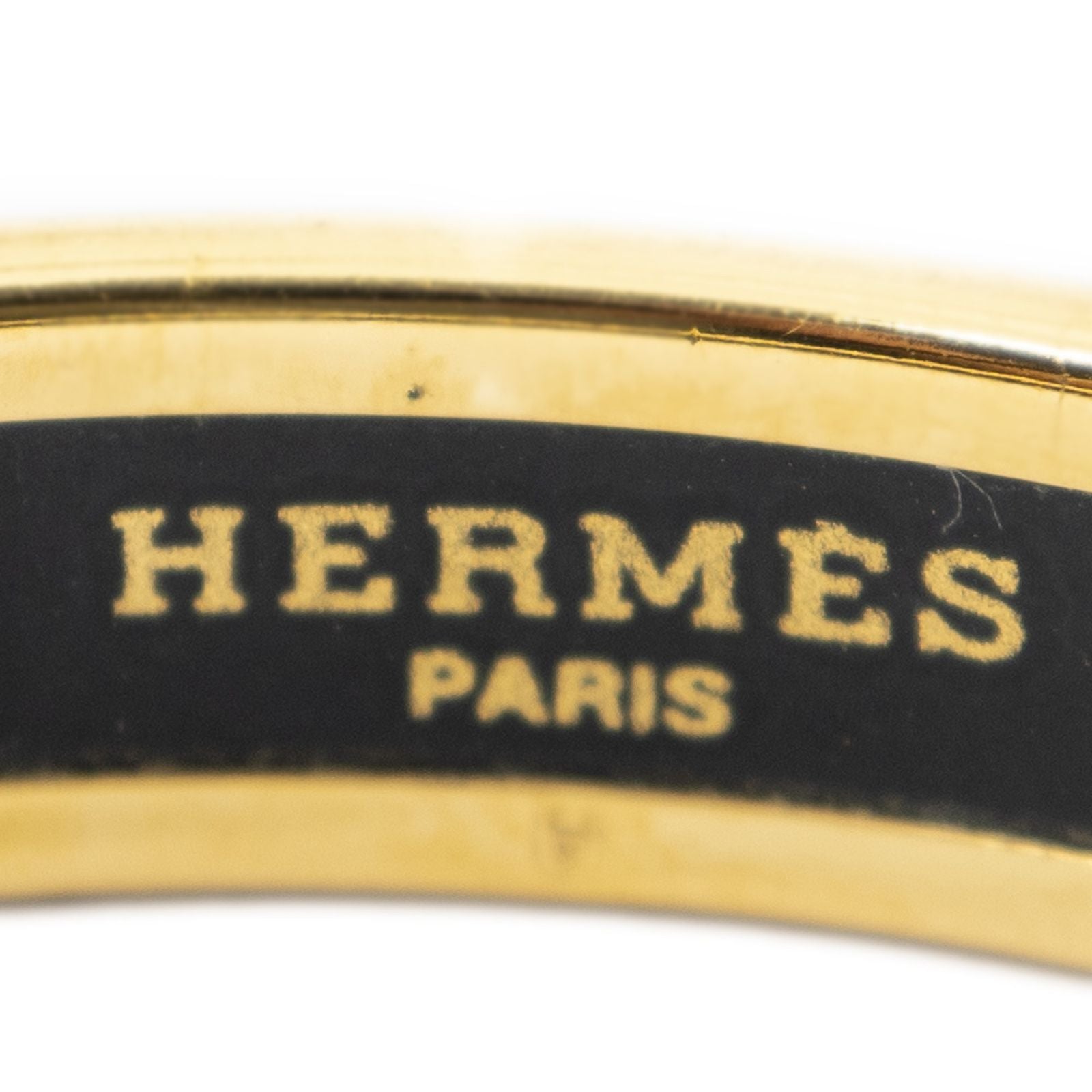 Hermes Enamel Bangle Blue Tiny Cubes Motifa Bracelet — view 4