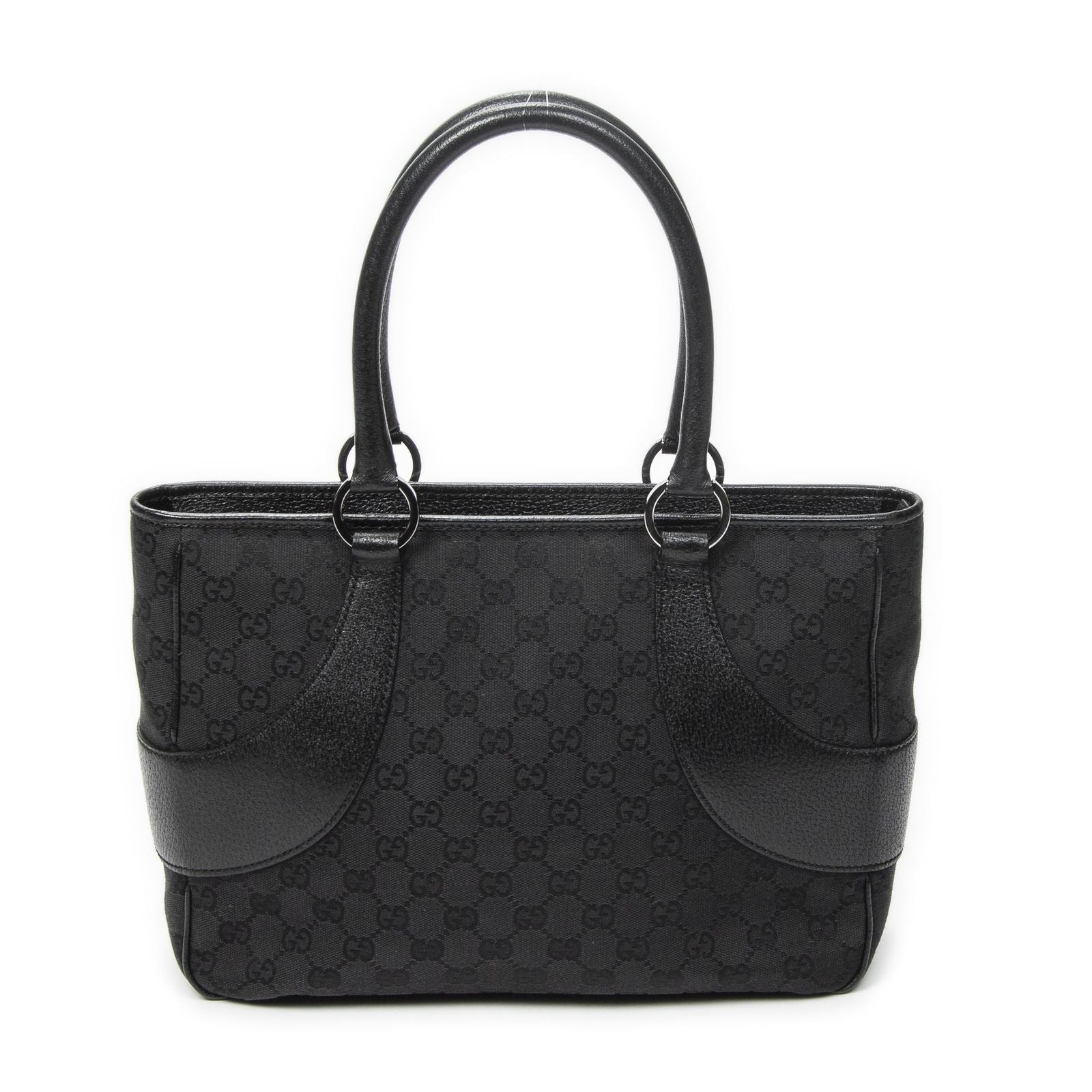 Gucci Tote Black GG Canvas