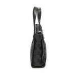 Loewe Zip Tote Black Anagram Canvas Handbag — view 4