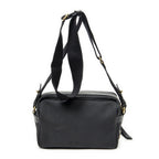 Prada Jacquard Logo Camera Bag Black Canvas — view 5
