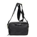 Prada Jacquard Logo Camera Bag Black Canvas