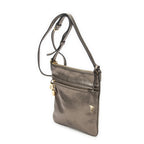 Loewe Flap Cross Blanc Metallic Calfskin Leather Crossbody — view 2