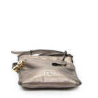 Loewe Flap Cross Blanc Metallic Calfskin Leather Crossbody — view 6
