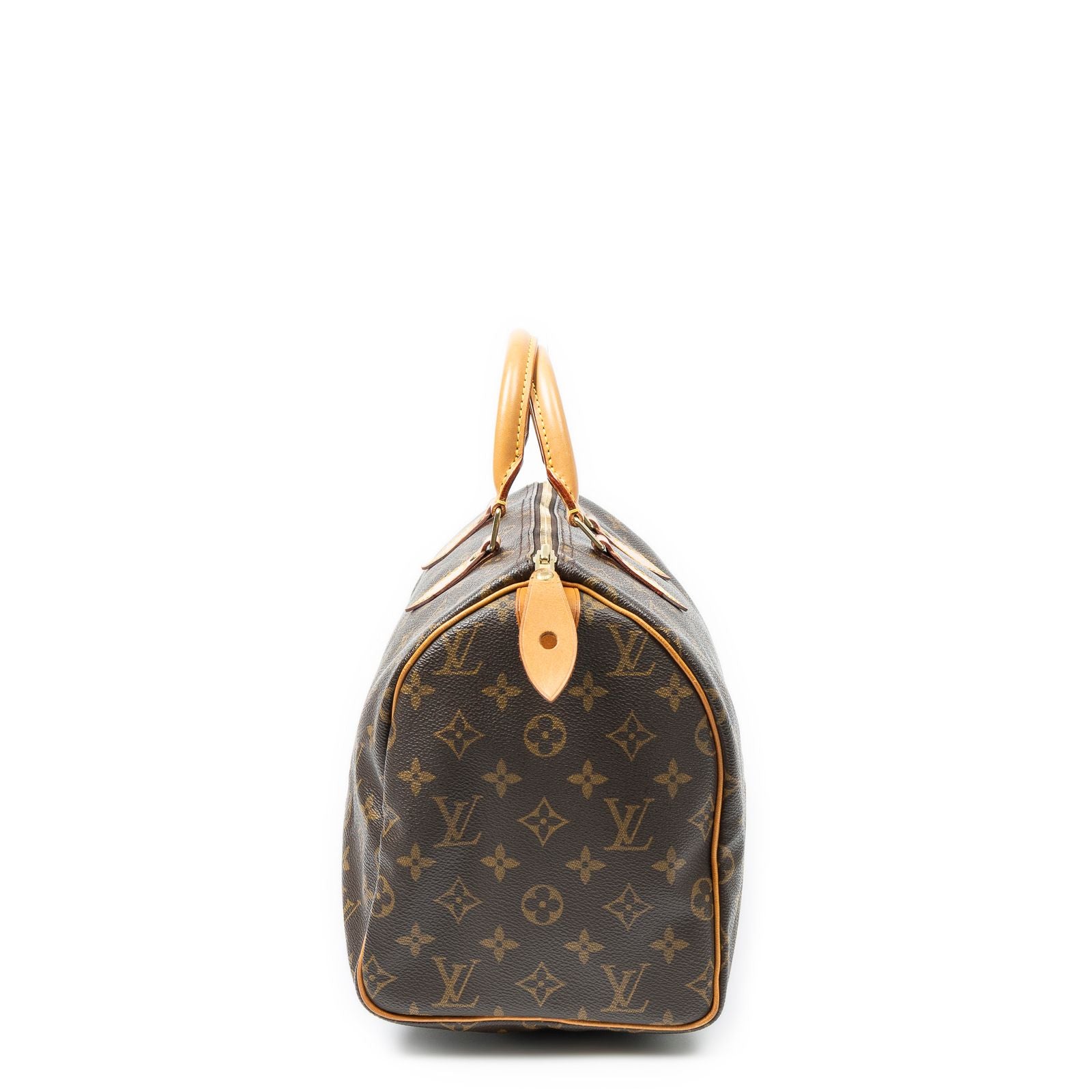 Louis Vuitton Speedy Brown Monogram Canvas Handbag — view 3