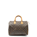 Louis Vuitton Speedy Brown Monogram Canvas Handbag