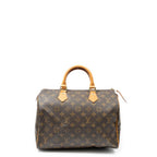 Louis Vuitton Speedy Brown Monogram Canvas Handbag