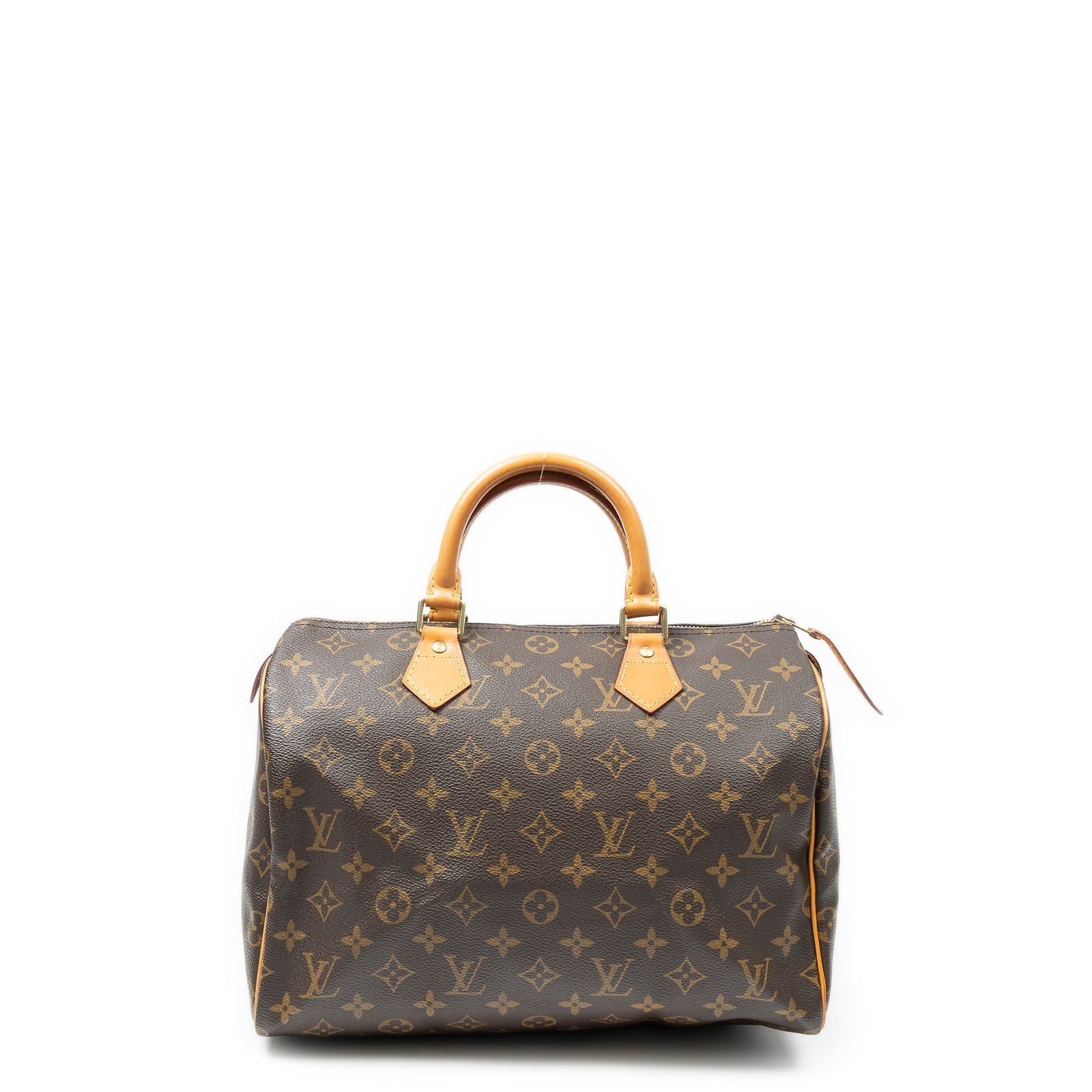 Louis Vuitton Speedy Brown Monogram Canvas Handbag