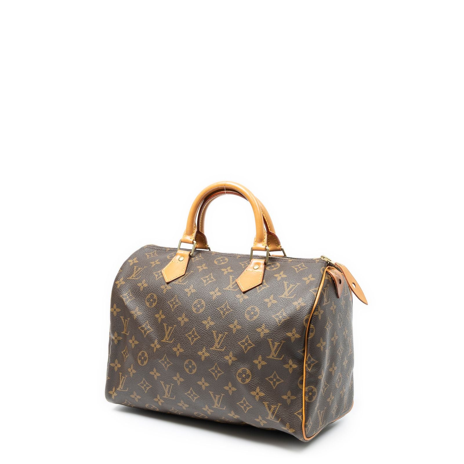 Louis Vuitton Speedy Brown Monogram Canvas Handbag — view 2