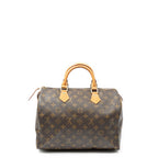 Louis Vuitton Speedy Brown Monogram Canvas Handbag — view 5
