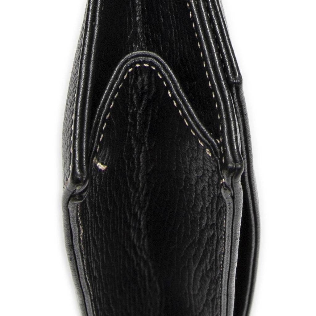 Loewe Flatmessenger Black Grain Calf Leather Shoulder — view 7