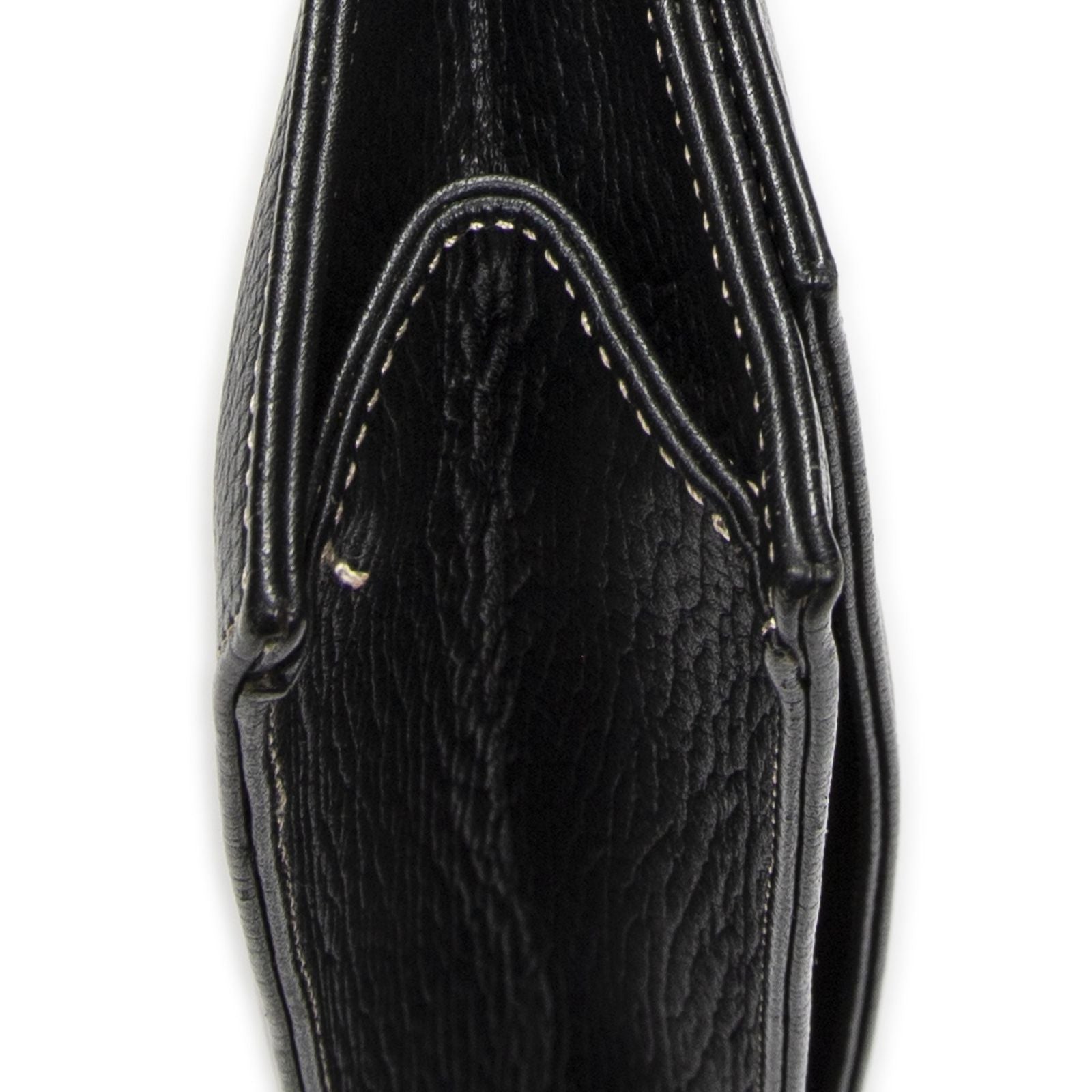 Loewe Flatmessenger Black Grain Calf Leather Shoulder — view 7
