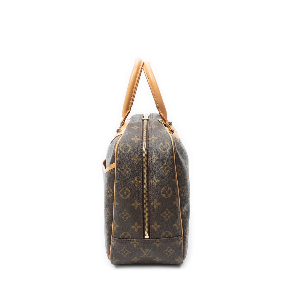 Louis Vuitton Deauville Brown Monogram Canvas Handbag — view 3