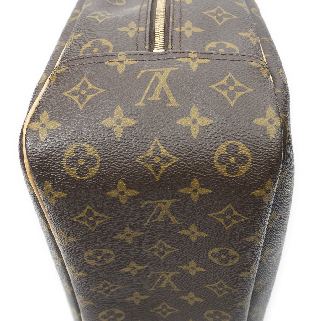 Louis Vuitton Deauville Brown Monogram Canvas Handbag — view 8