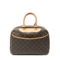 Louis Vuitton Deauville Brown Monogram Canvas Handbag