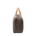 Louis Vuitton Deauville Brown Monogram Canvas Handbag — view 4