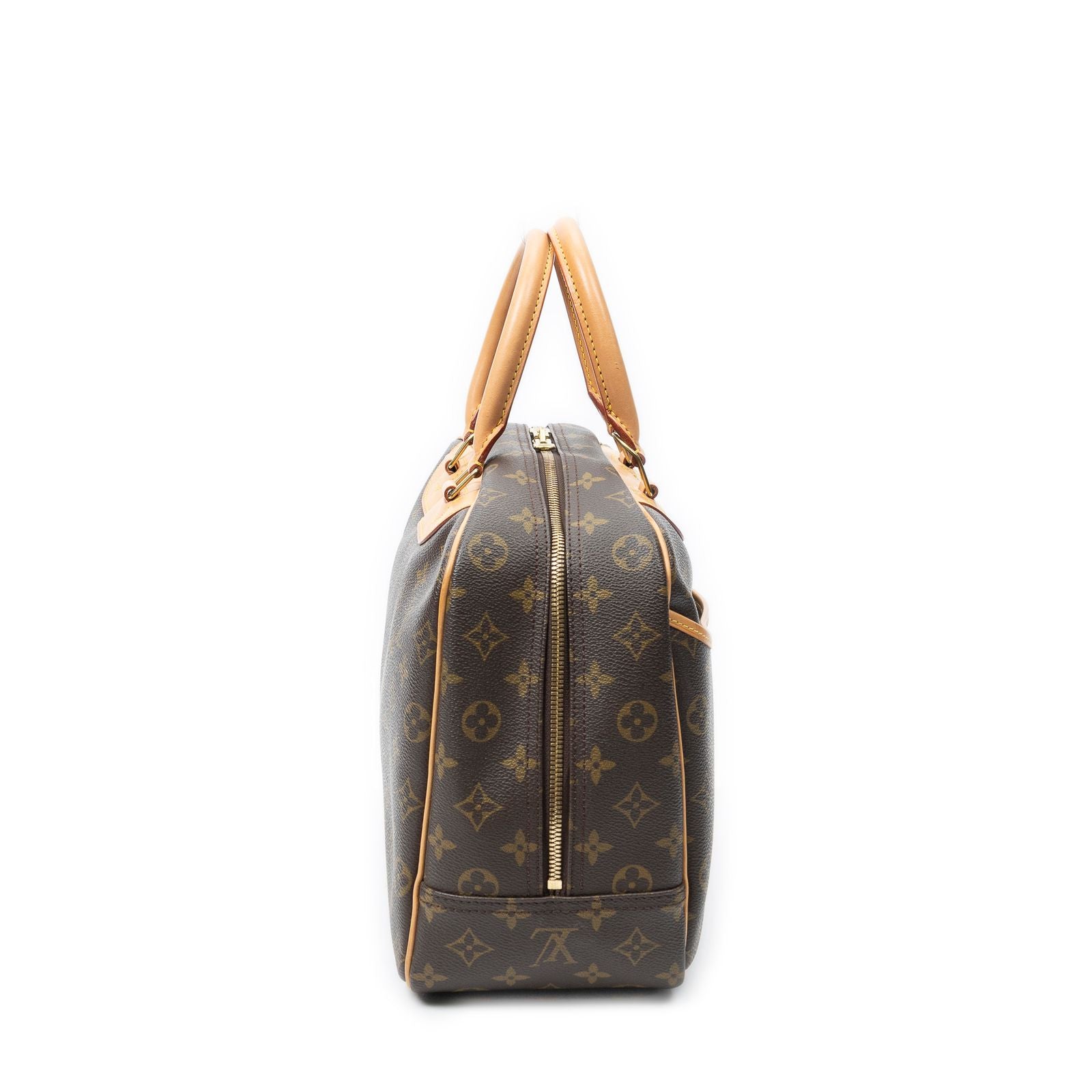 Louis Vuitton Deauville Brown Monogram Canvas Handbag — view 4