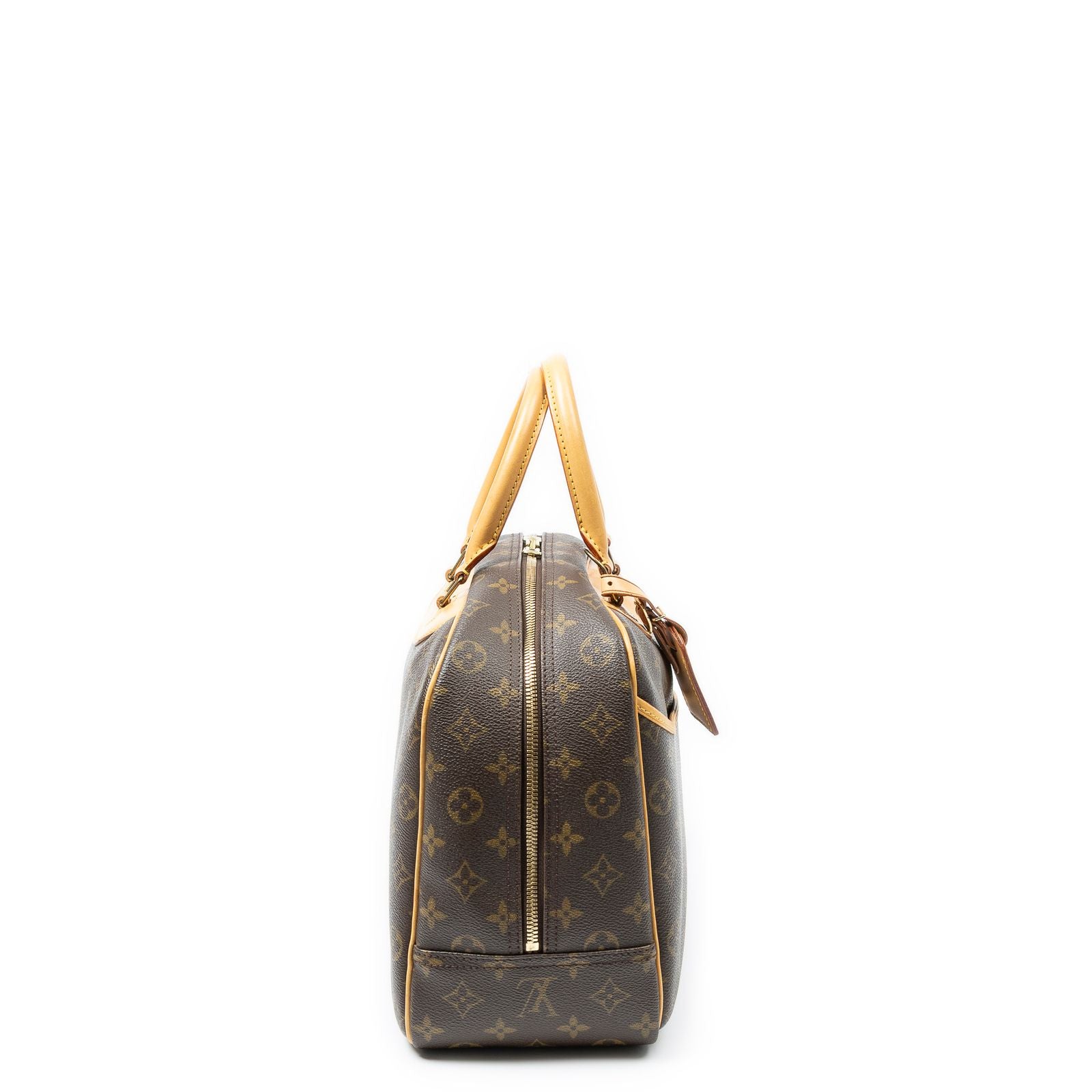 Louis Vuitton Deauville Brown Monogram Canvas Handbag — view 4