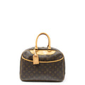 Louis Vuitton Deauville Brown Monogram Canvas Handbag