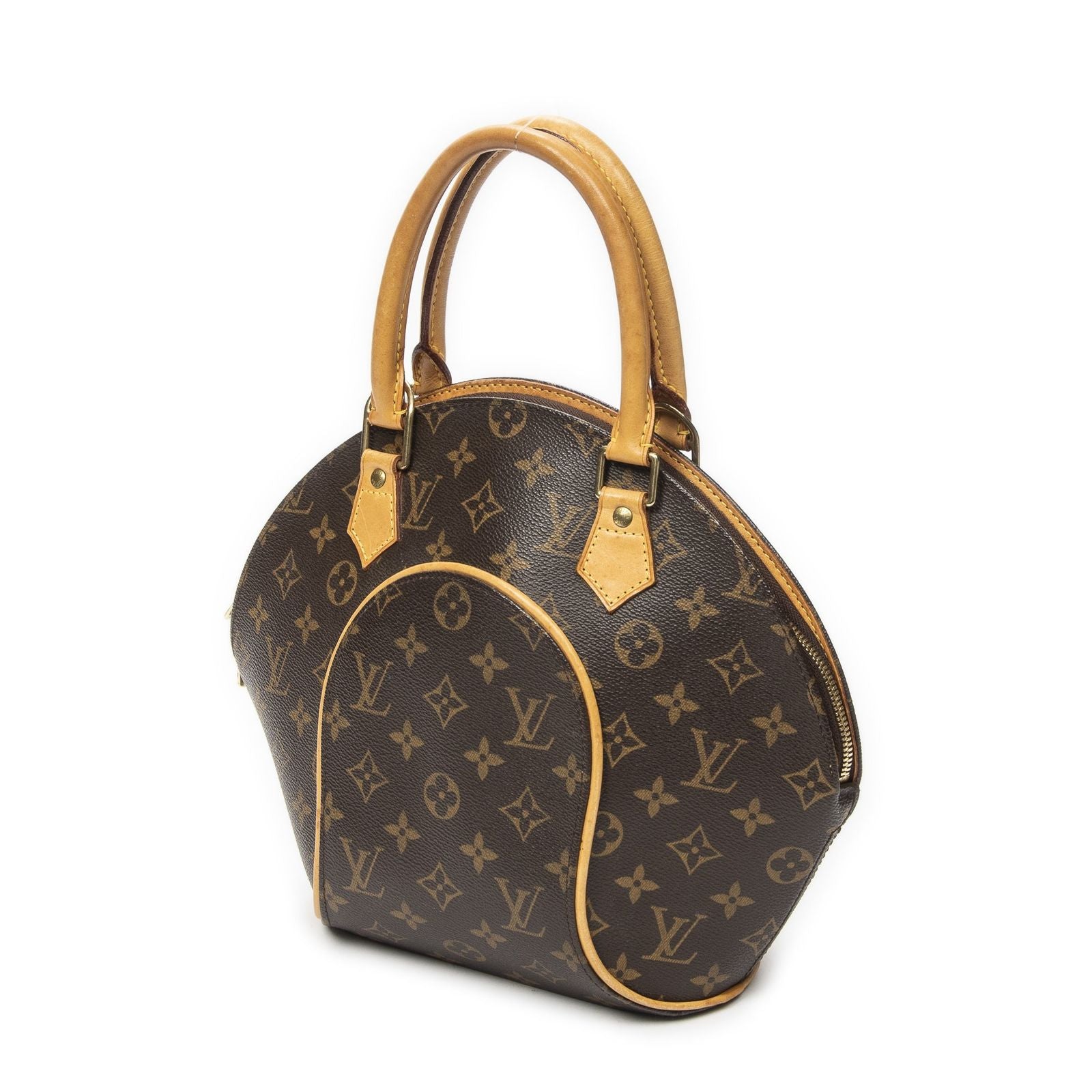 Louis Vuitton Ellipse Brown Monogram Canvas Handbag — view 2