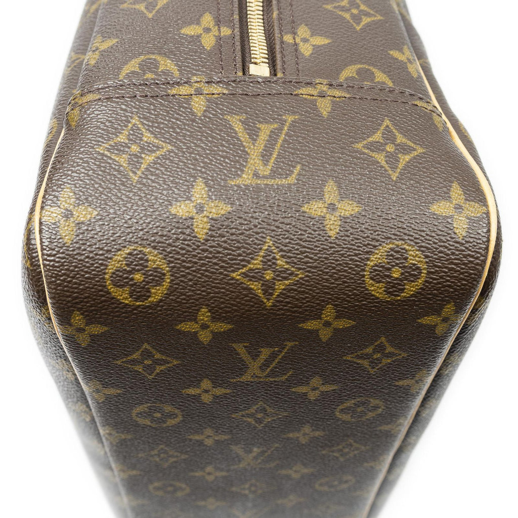 Louis Vuitton Deauville Brown Monogram Canvas Handbag — view 7