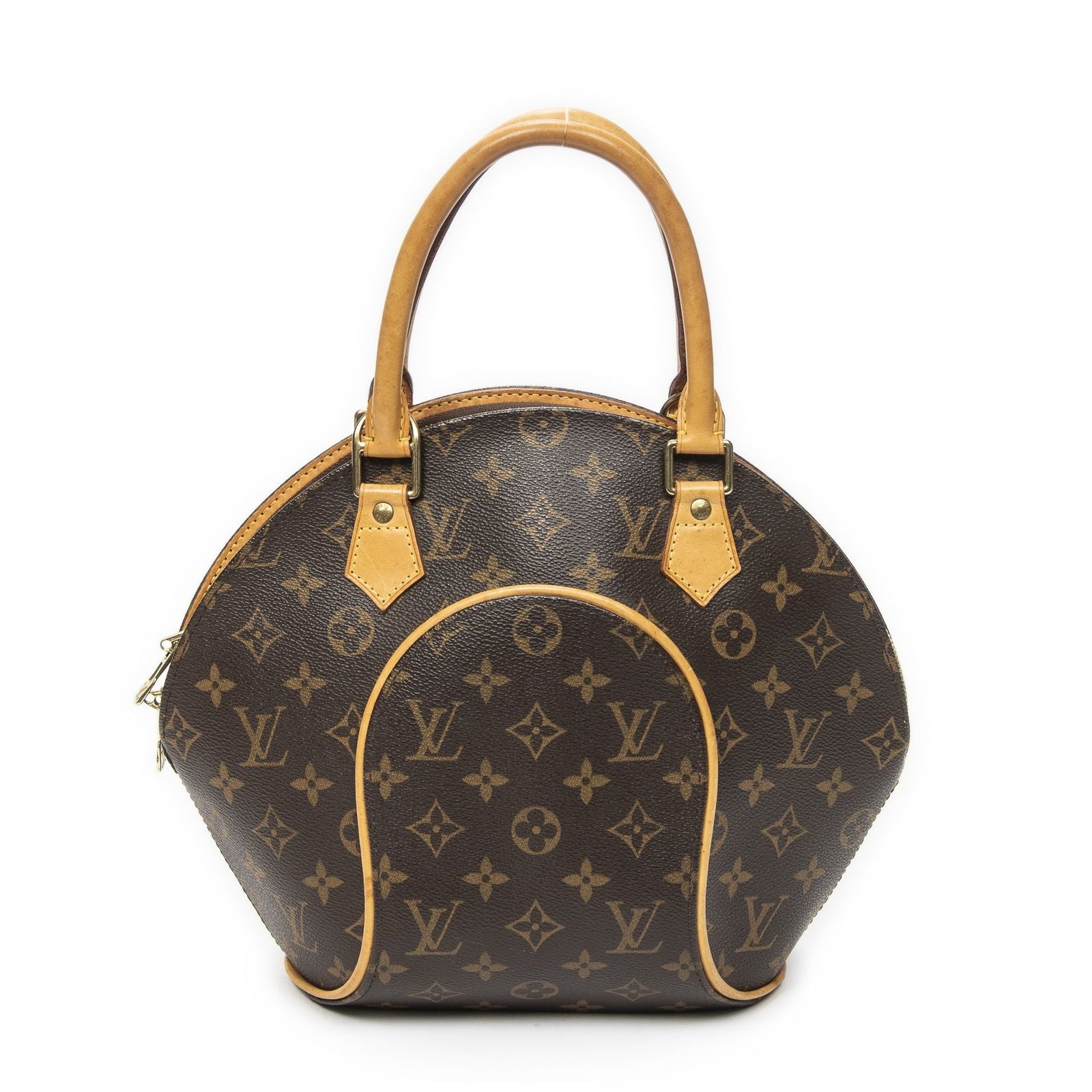 Louis Vuitton Ellipse Brown Monogram Canvas Handbag