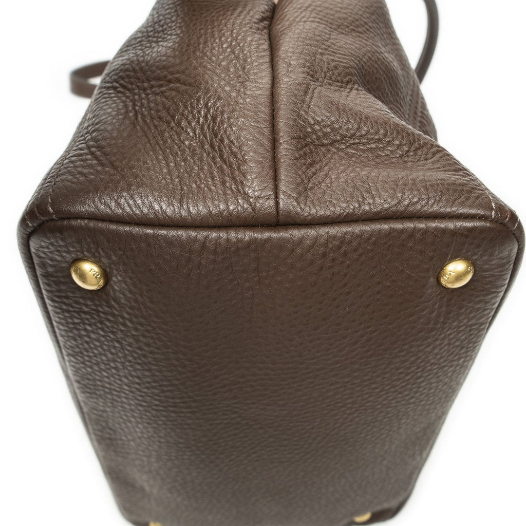 Prada Puntote Brown Shoulder — view 7
