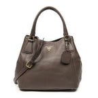 Prada Puntote Brown Shoulder