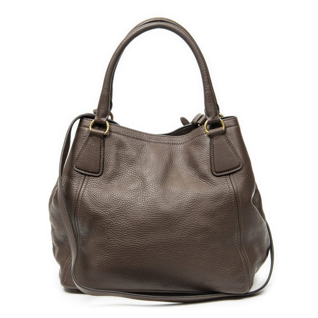 Prada Puntote Brown Shoulder — view 5