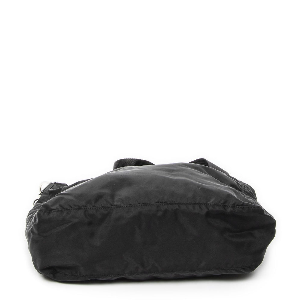 Prada Flap Messenger Black Nylon Canvas — view 6