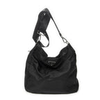 Prada Flap Messenger Black Nylon Canvas