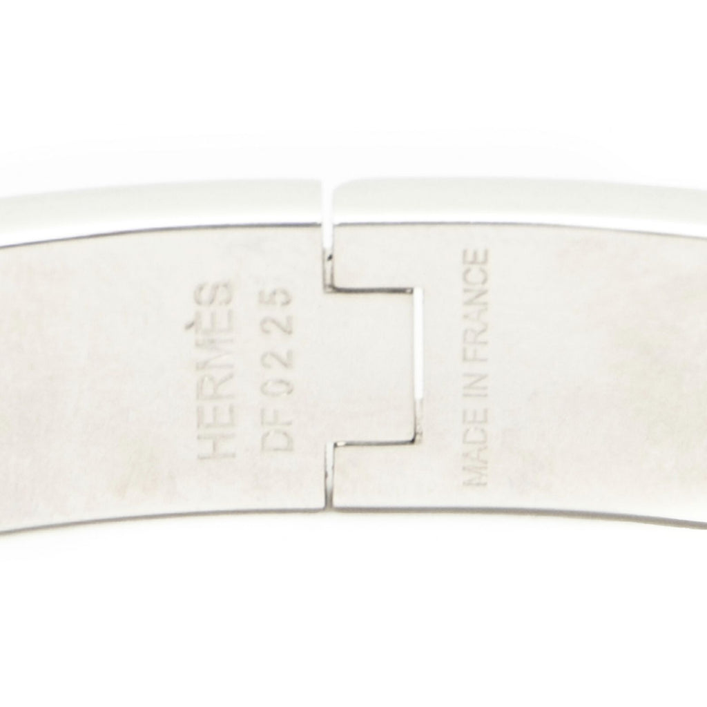 Hermes Clic HH Bracelet Green Silver Plating — view 4