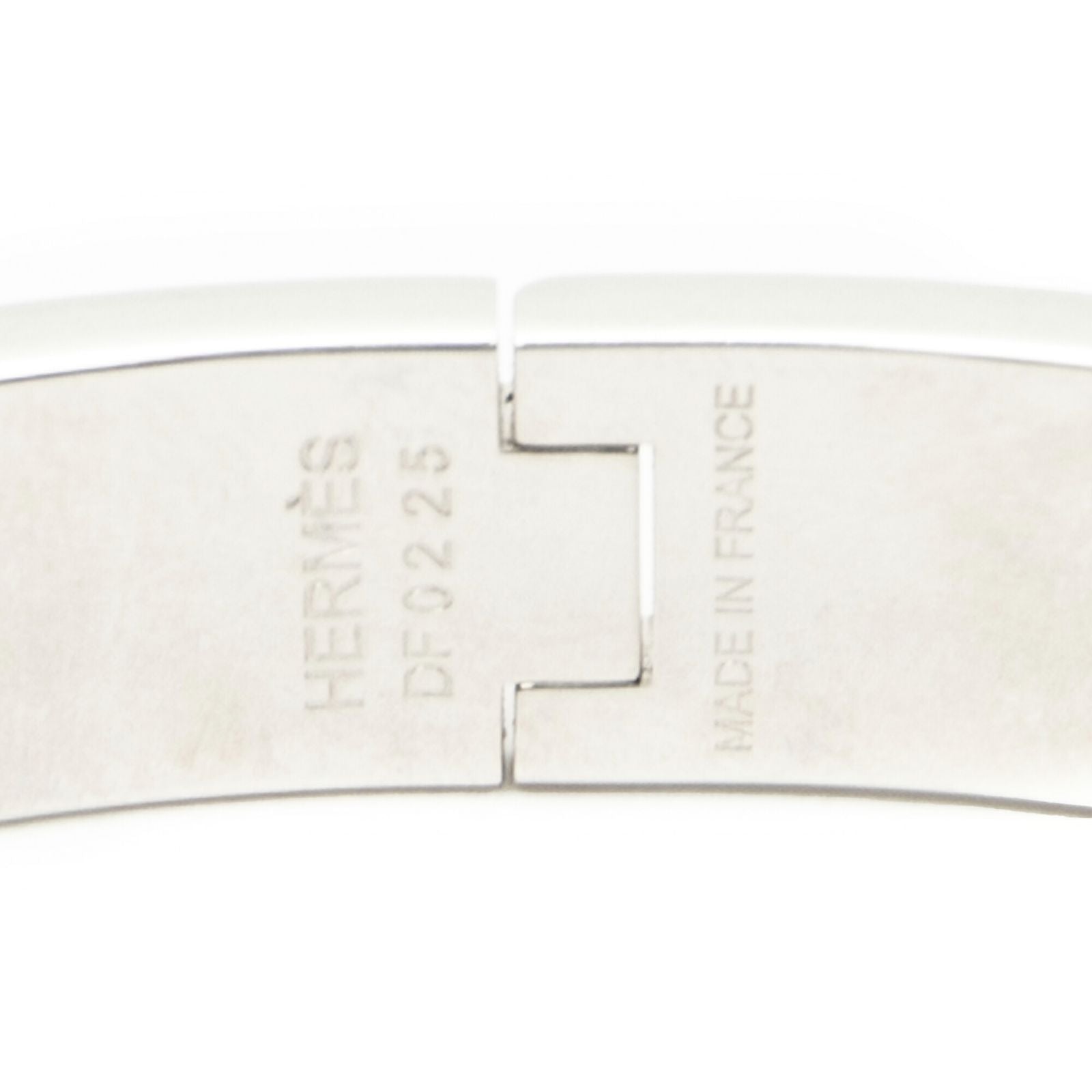 Hermes Clic HH Bracelet Green Silver Plating — view 4