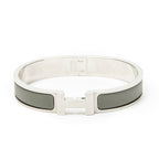 Hermes Clic HH Bracelet Green Silver Plating — view 2