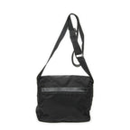 Prada Small Buckle Flap Messenger Black Nylon Canvas — view 5